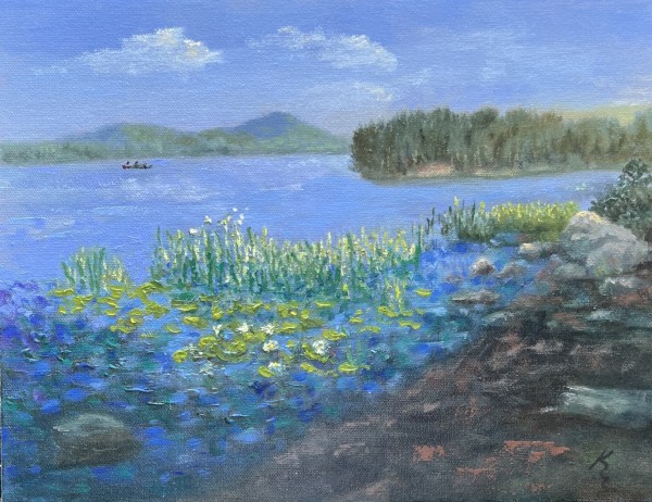 Harris Lake Beach by Kate Emery