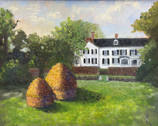 Hill-Stead Haystacks by Kate Emery