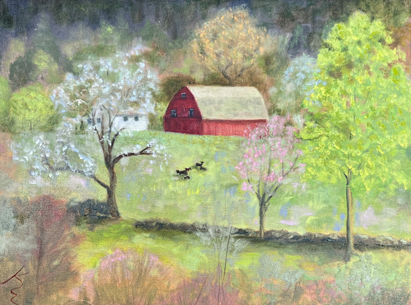 Red Barn at Hill-Stead by Kate Emery