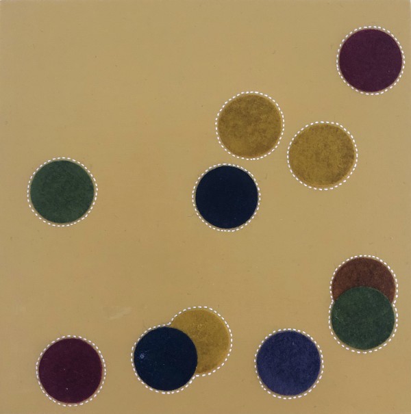 Dots 59, Yellow + Felt Dots by Suzanne Gibbs