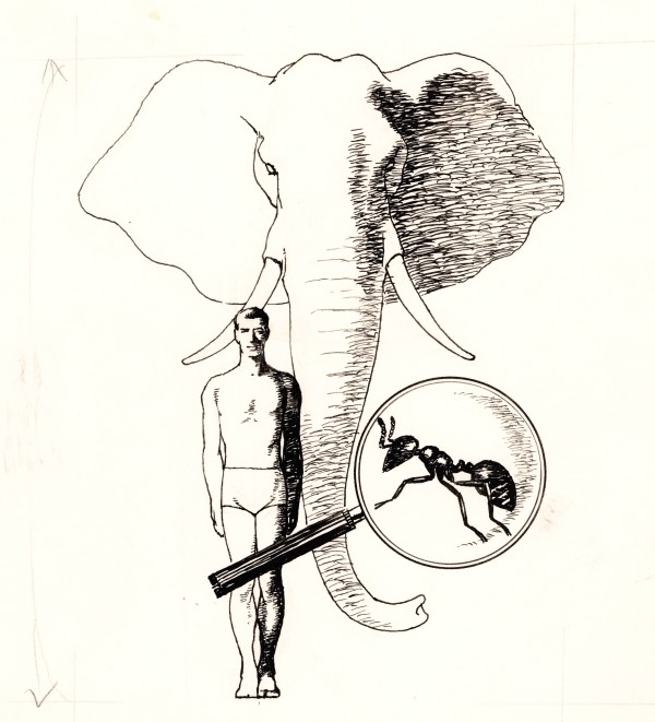 Men, Ants, and Elephants - Cover by Anthony Ravielli