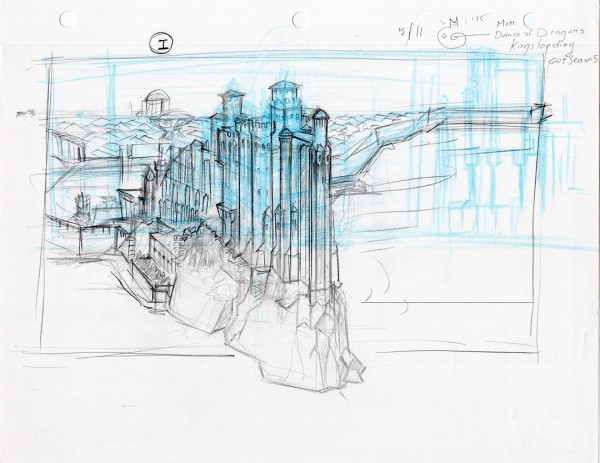 Game of Thrones - Rough Concept Sketches by Mog Park