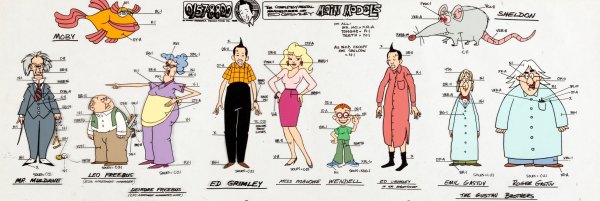 The Completely Mental Misadventures of Ed Grimley - Character Model Pan Cel