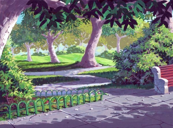 TMNT - Background Concept - Secluded Park