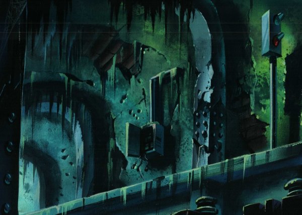 TMNT - Background Concept - Subway Tunnel