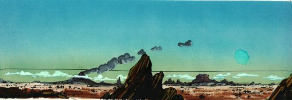 Cadillacs and Dinosaurs - Background Concept - Xenozoic Landscape