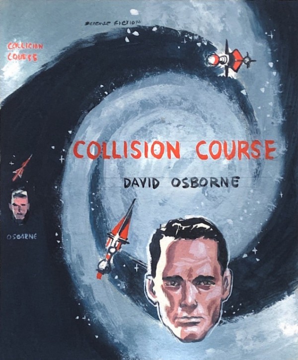 Collision Course - Preliminary Cover by Ed Emshmiller