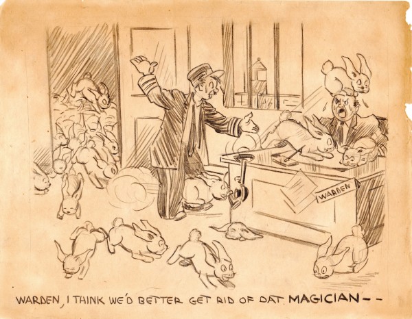 Magician - Preliminary Drawing by Michael Senich