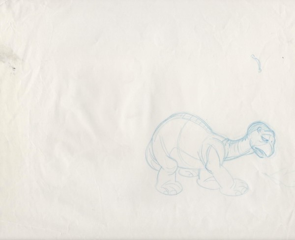 The Land Before Time -  Rough Sketch - Little Foot