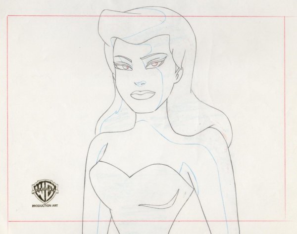 Batman: The Animated Series - Layout Drawing - Ivy