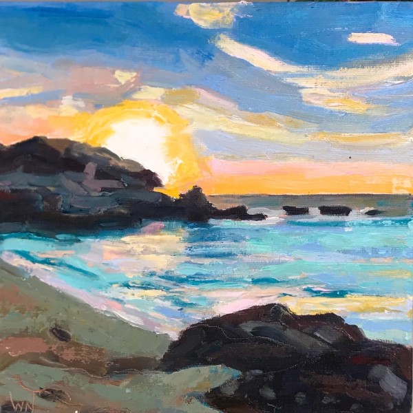 Daily Painting Seascape #12 by Elizabeth Whiteman