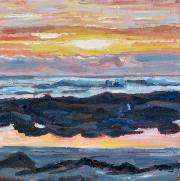 Daily Painting Seascape #5 by Elizabeth Whiteman