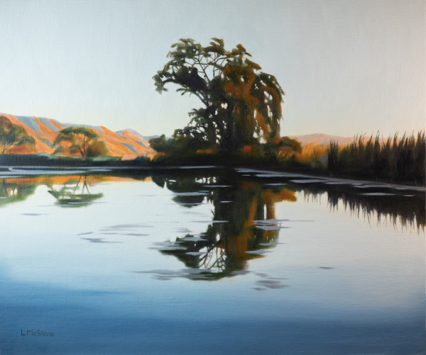 Klamath: Pond Reflection by Lisa McShane