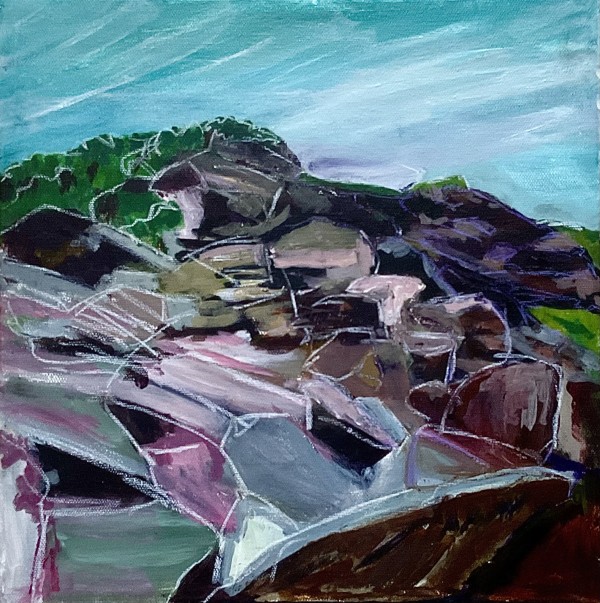 Two Lights Rocks by Justine Lasdin