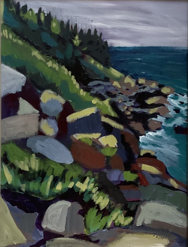 Green Point Cliff Side by Justine Lasdin, Image 3.