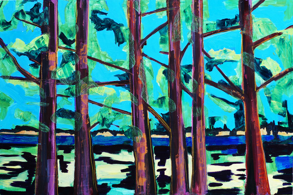 Layered Trees by Justine Lasdin