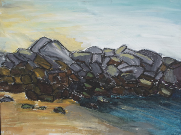 Rock Jetty @ Fish Beach by Justine Lasdin