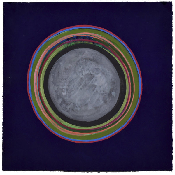 Finding Center #1, “Deep Violet Moon” by Linda Price-Sneddon