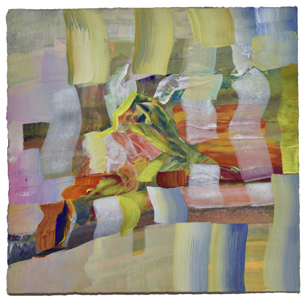 Ground Figure #60, "Yellow Weave" by Linda Price-Sneddon