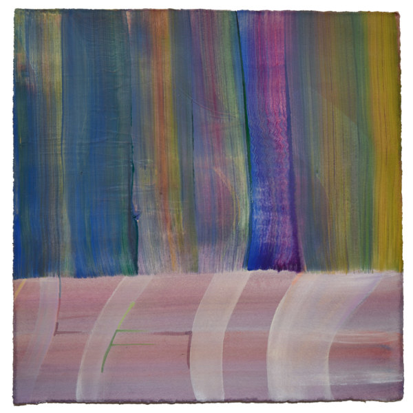 Ground Figure #72, "Interface (Pink and Blue Bands)"