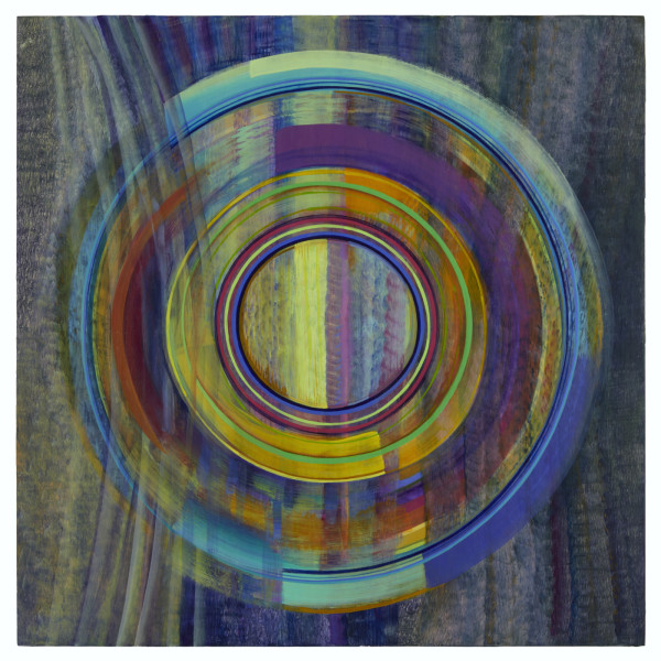 NRG X #31 (Gray Violet Wave Orbit( by Linda Price-Sneddon