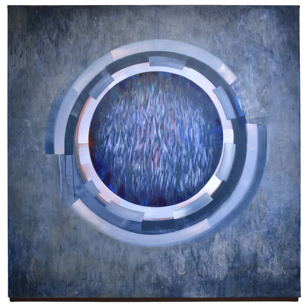 NRG X #26 (steel blue gray-salmon portal) by Linda Price-Sneddon