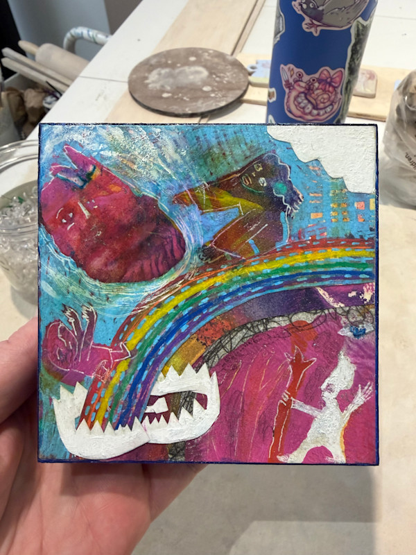 Somewhere Over the Rainbow With a Little Help From My Friends by Nicolette Leigh Yates, Image 1.