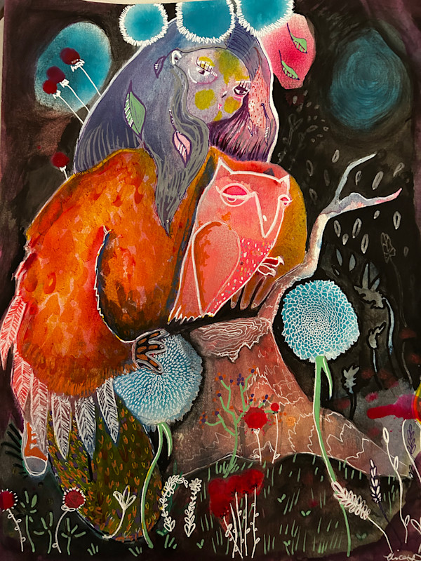 I Wear My Owl on My Sleeve by Nicolette Leigh Yates