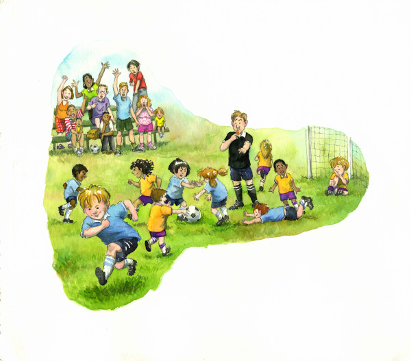 Four-year-old Soccer Game