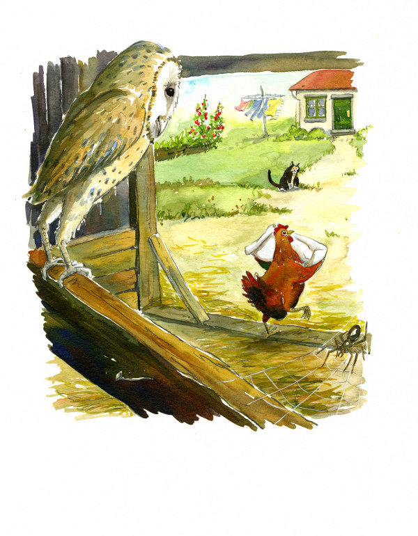 The Little Red Hen: I will make the bread myself.