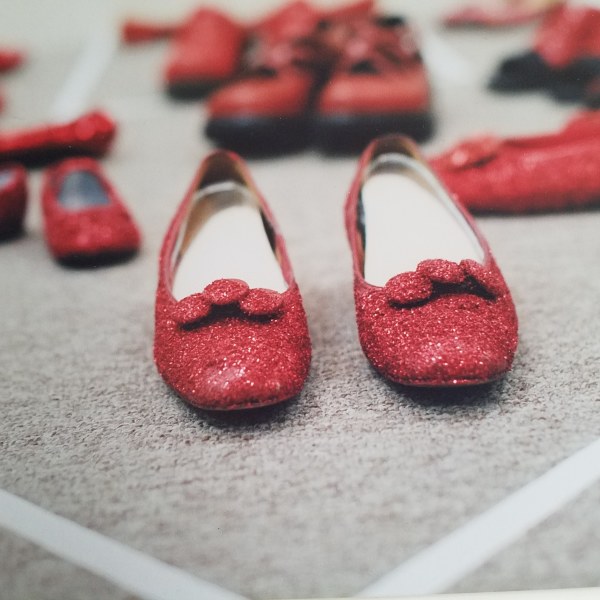 Ruby Slippers installation for Crossroads by Terry Rooney