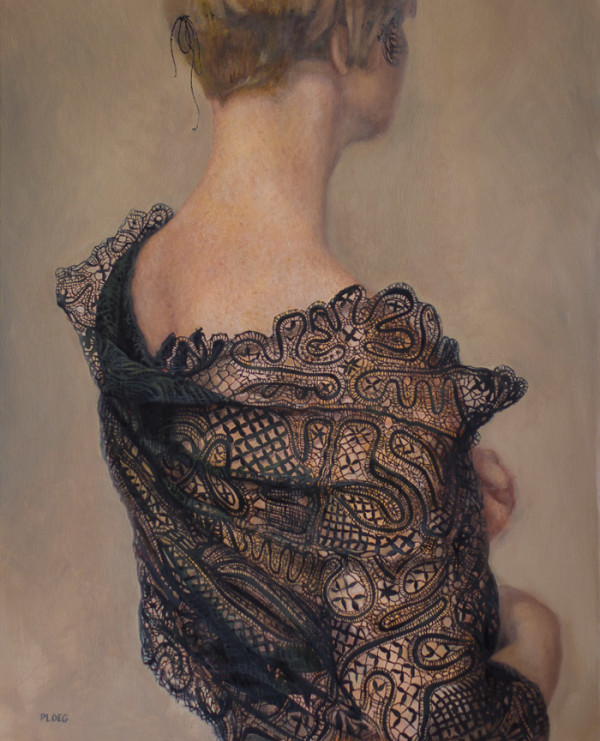 Black Lace Shawl by Sophie Ploeg
