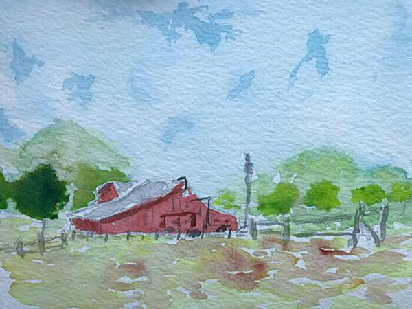 Barns in the Catskills by john macarthur