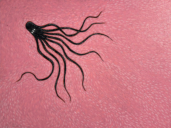 Pink Sea Octo by Melanie Mandl