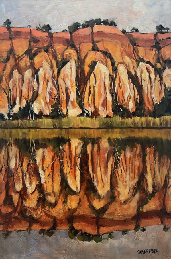 On the Murray at Renmark by Josephine Josephsen