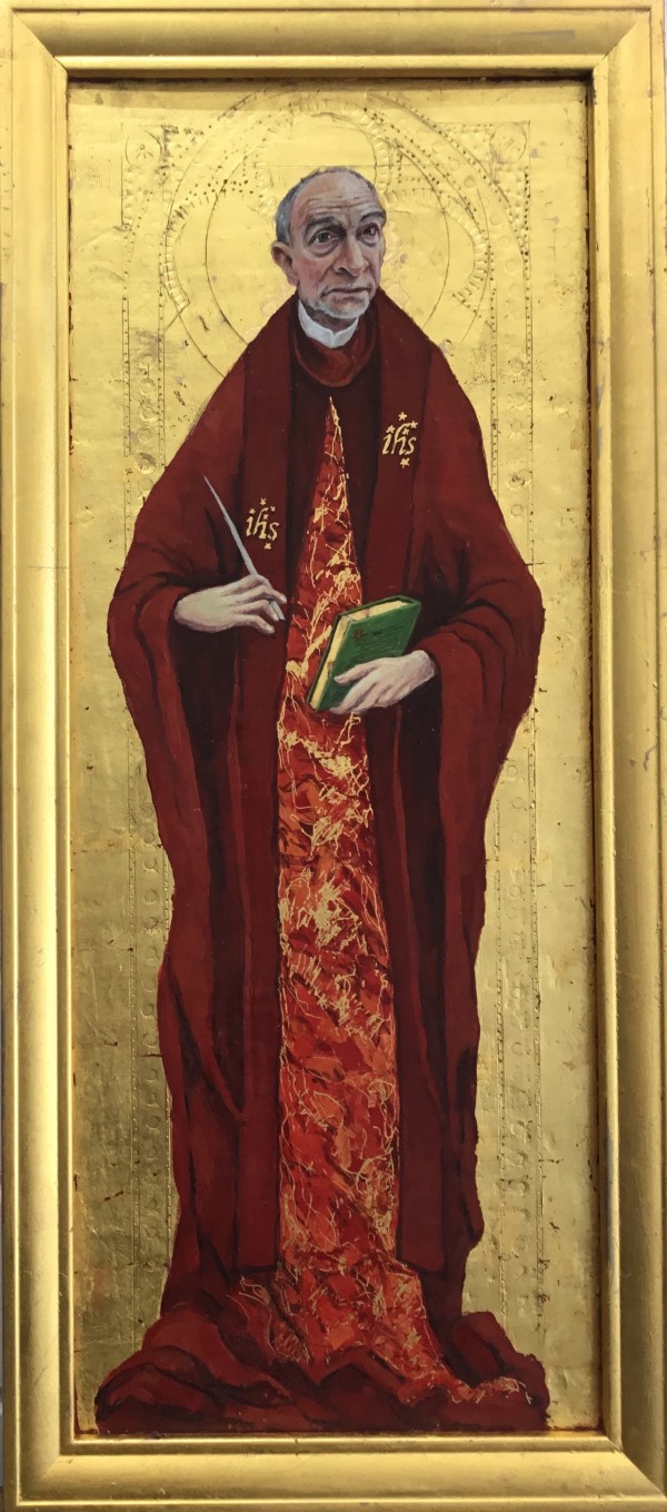 Fr Andrew as Jerome icon by Josephine Josephsen