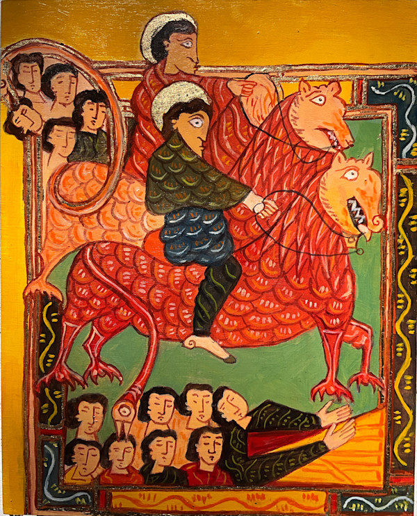 Beatus Medieval Creatures of the Apocalypse#2 by Josephine Josephsen