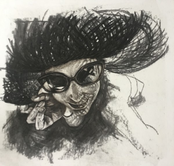 Girl in a Straw Hat by Josephine Josephsen