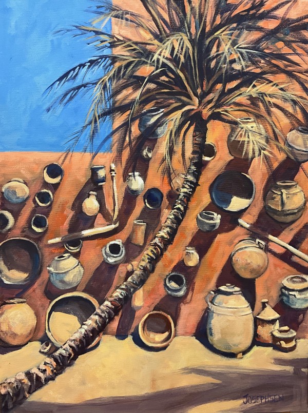 Morocco Earthen pots by Josephine Josephsen