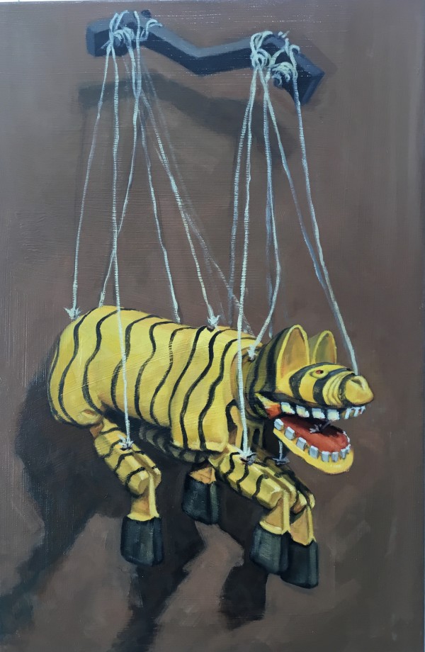 Bali Puppets Tiger by Josephine Josephsen