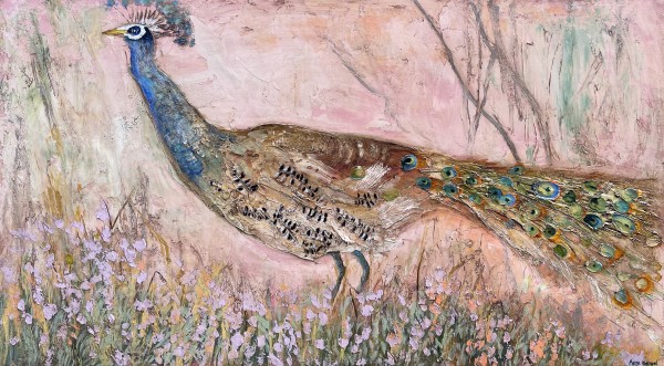 Prancing Peacock by Anne Hempel