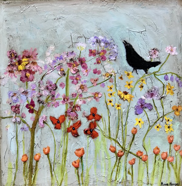 Black Bird Singing in the Spring by Anne Hempel