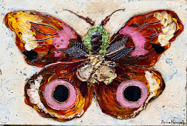 Pink Circle Moth by Anne Hempel, Image 1.