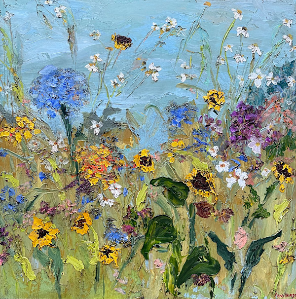 Side of the Road Wildflowers #1 by Anne Hempel