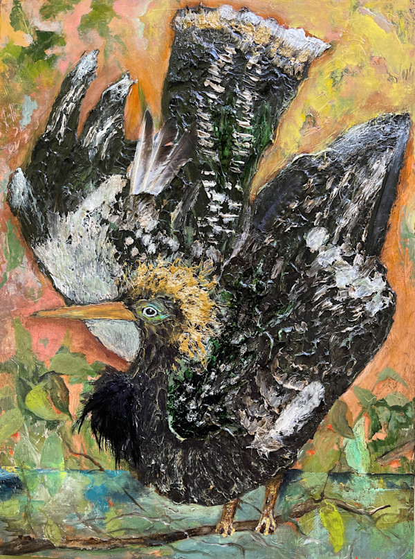 Anhinga Stretches by Anne Hempel