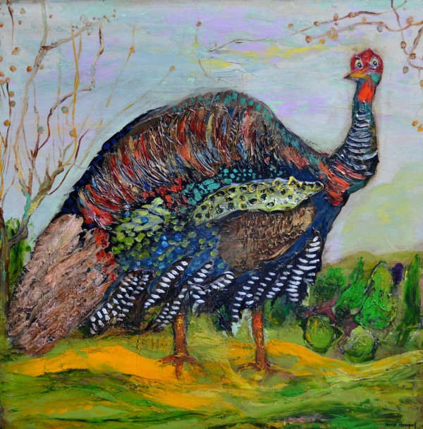 Turkey Lookin Around by Anne Hempel