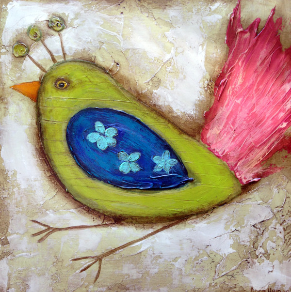 Play with Me bird #1 by Anne Hempel