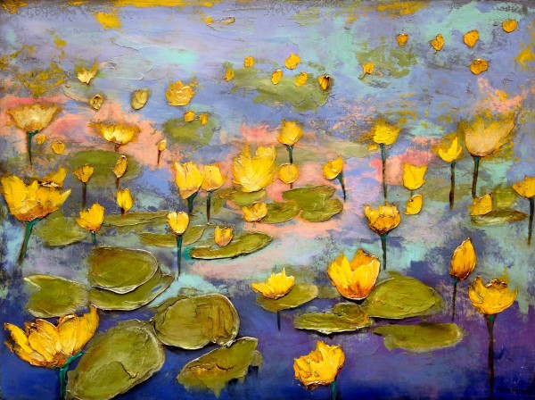 Water lilies.Always.you have my heart. by Anne Hempel