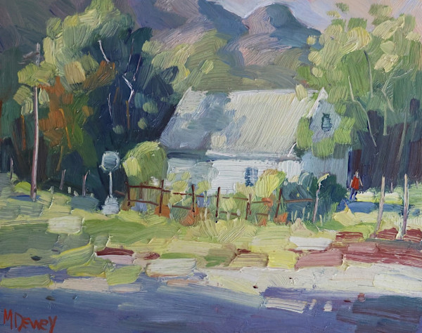 Cottage in Shadows by Malcolm Dewey