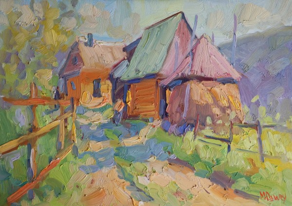 Old Farm Buildings by Malcolm Dewey